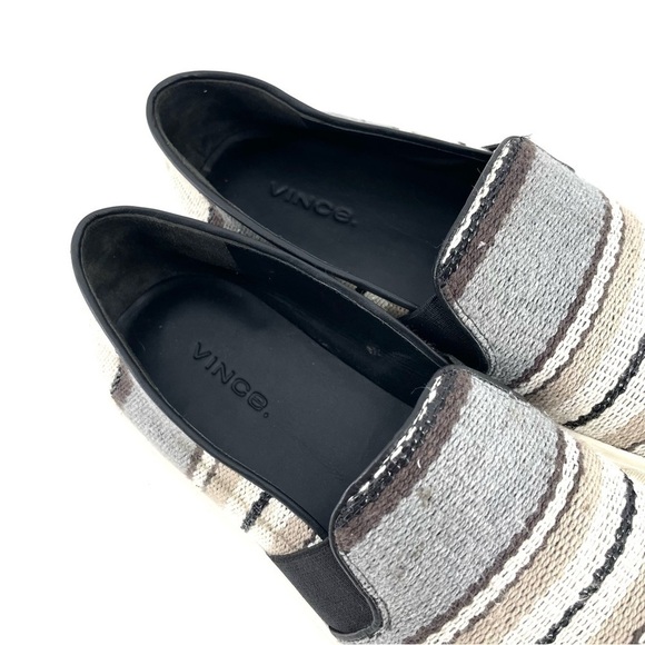 Vince Blair Striped Woven Slip On Sneaker - Picture 5 of 7